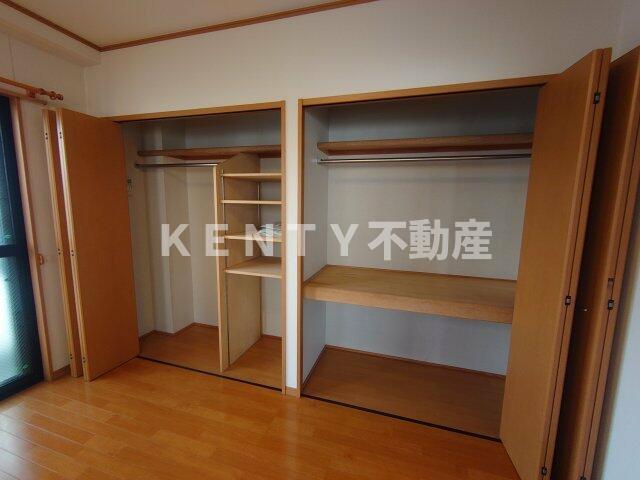 収納　十分な収納スペースがあります