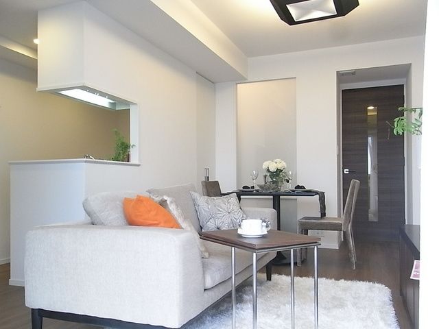 居室・リビング　★カウンターキッチン！１２．４帖のリビングルーム★