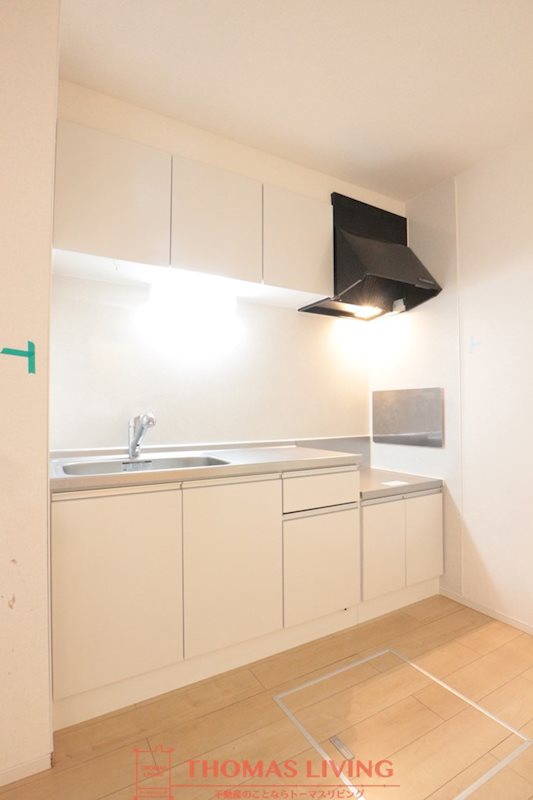 キッチン　収納スペースも豊富。
