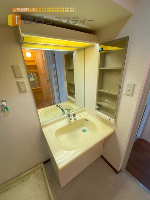 洗面設備　独立洗面嬉しいですね