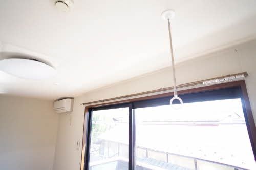 その他設備　室内物干し