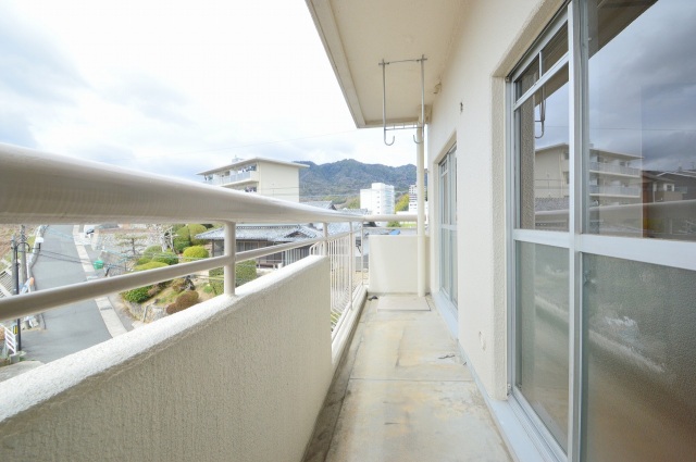 バルコニー　広々バルコニー。