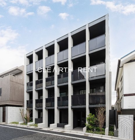 建物外観　独特な隠れ家感が魅力/三宿の新築デザイナーズ