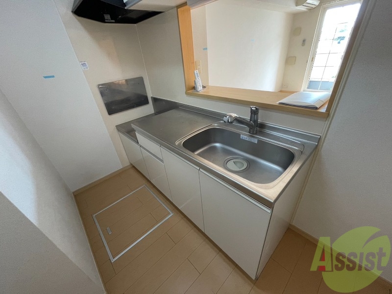 キッチン　キッチンは調理スペースもしっかりあっていいですね～