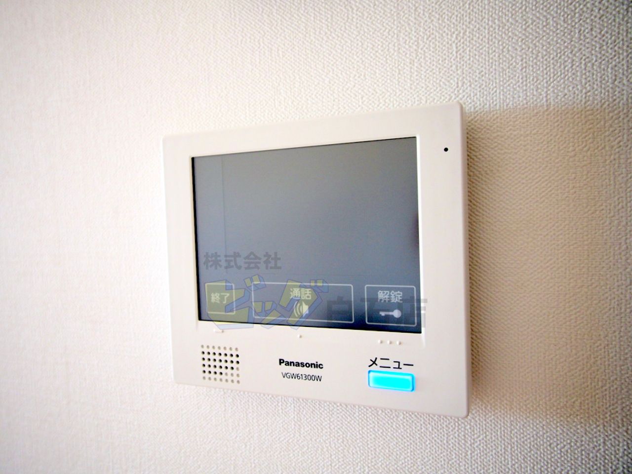 セキュリティ　モニター付きインターホン完備しています♪