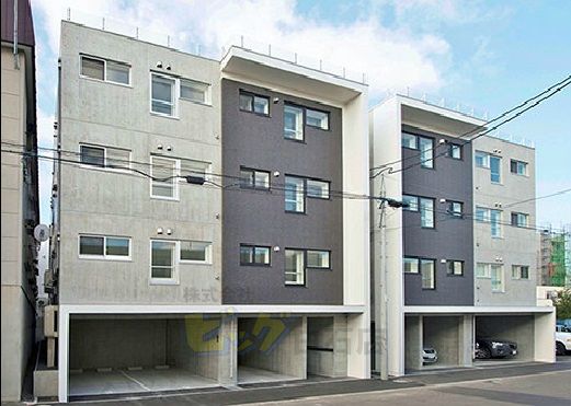 建物外観　Ｗｉ－Ｆｉ付きネット無料採用の２ＬＤＫマンションです♪