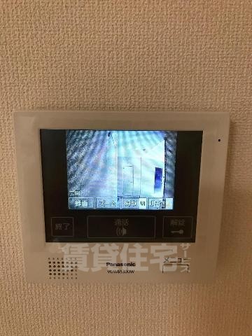 セキュリティ　カメラ付インターホン（イメージ）