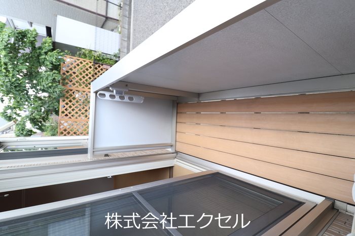 バルコニー　風通しの良いバルコニーです。