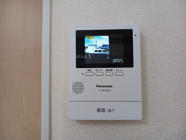 セキュリティ　モニタ付インターホンです。