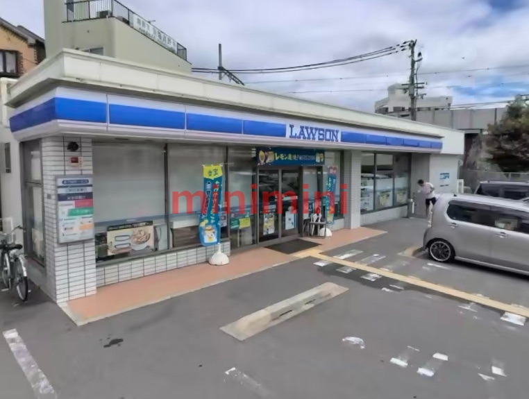 コンビニ　ローソン東淡路五丁目店（コンビニ）まで355m