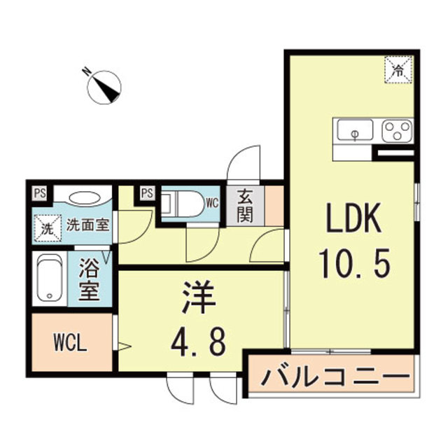 ラフォレア甲南山手の間取り写真