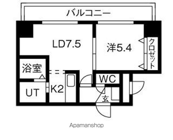 エステラ旭ヶ丘の間取り写真