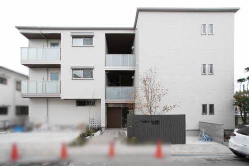 建物外観　積水ハウスの賃貸住宅シャーメゾン、インターネット無料。