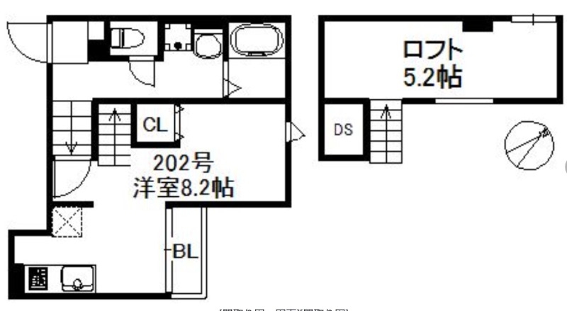 DEAR・FLAT千代の間取り写真