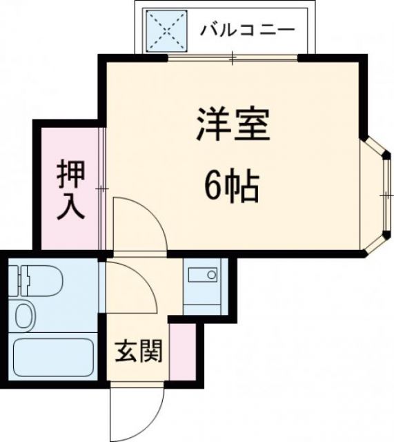 都営新宿線 篠崎駅 徒歩13分 2階建 築37年の間取り写真