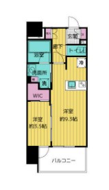 東京メトロ千代田線 北千住駅 徒歩7分 15階建 築4年の間取り写真