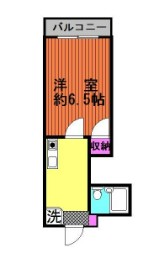 ＪＲ常磐線 北千住駅 徒歩7分 3階建 築30年の間取り写真