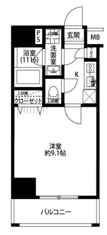 ＪＲ埼京線 板橋駅 徒歩2分 15階建 築12年の間取り写真