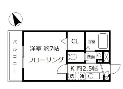 東京メトロ南北線 本駒込駅 徒歩13分 3階建 築21年の間取り写真