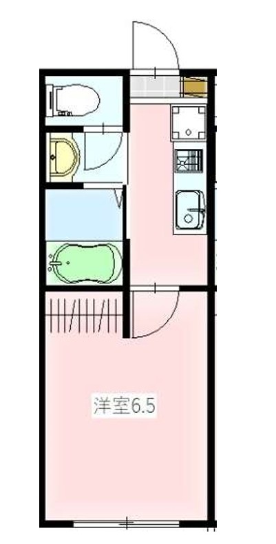 ＪＲ総武線 幕張駅 徒歩7分 3階建 築1年の間取り写真
