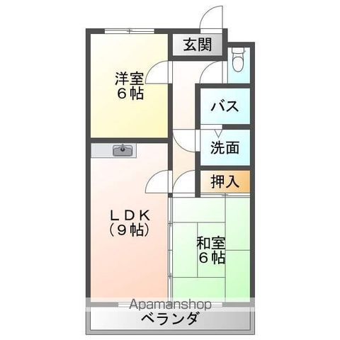 メゾン旭の間取り写真