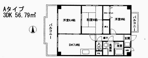 フルラーレの間取り写真