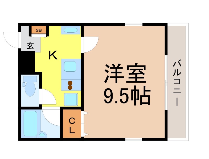 ＪＲ中央本線 千種駅 徒歩5分 5階建 築30年の間取り写真