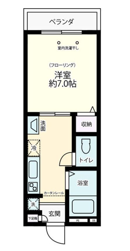 レジデンス松本の間取り写真