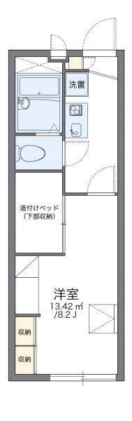 レオパレス長戸の間取り