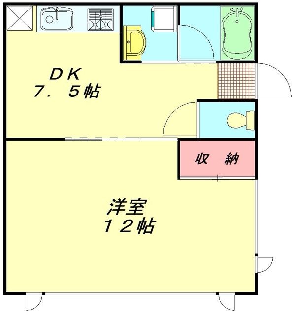 清瀬市下宿のアパートの間取り