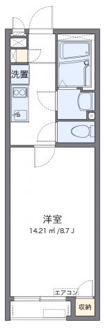 クレイノたからＤの間取り