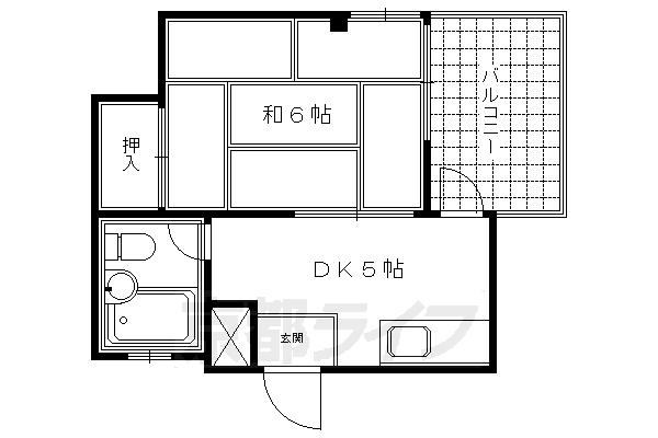 城南ハイツの間取り