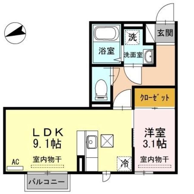 アネシス寺町の間取り