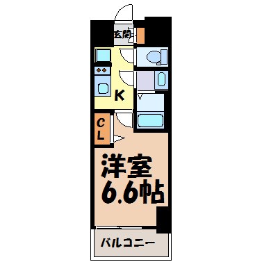 エステムコート名古屋グロースの間取り