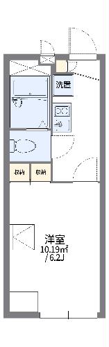 レオパレスレイクホライズンの間取り