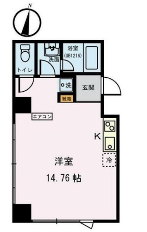 パルク北参道の間取り