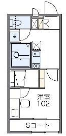 白岡市白岡のアパートの間取り