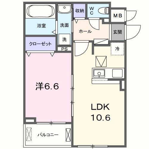 プラシードセレノカーサIVの間取り