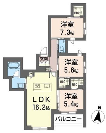 アリスティオの間取り