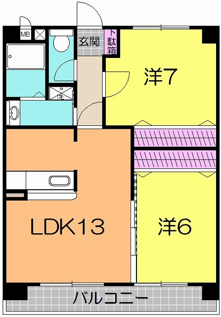 Ｔ－スクエアの間取り