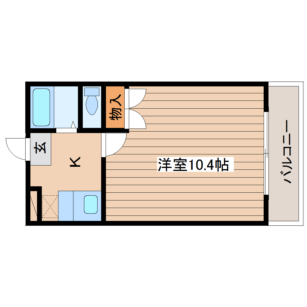 メイツ北山の間取り