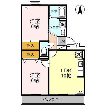 リシェス・オカザキの間取り