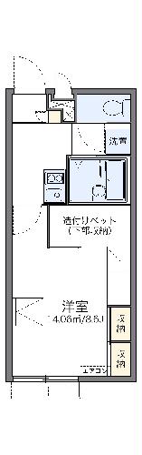 レオパレスリブェールIIの間取り