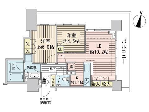 シティタワー札幌の間取り