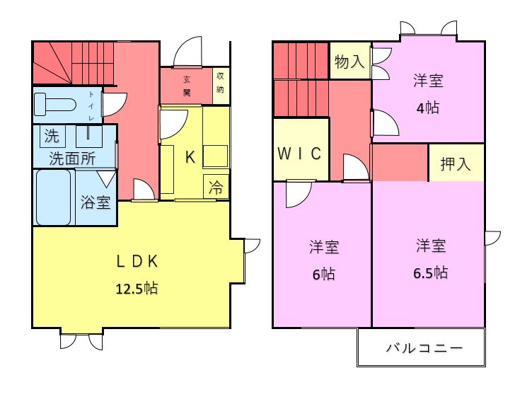 グリーンテラスBの間取り