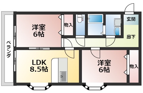 【プレタメゾンの間取り】