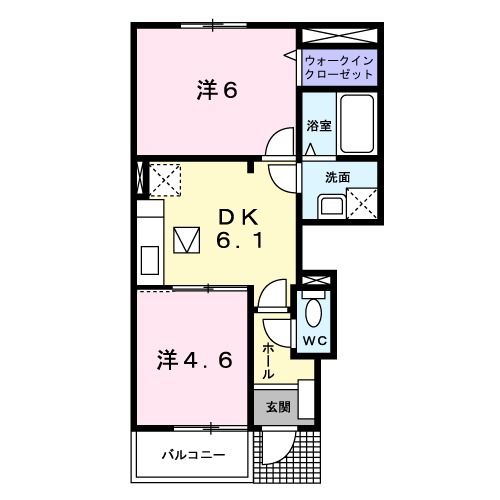 メゾン　ド　ボン　ファミーユIIの間取り