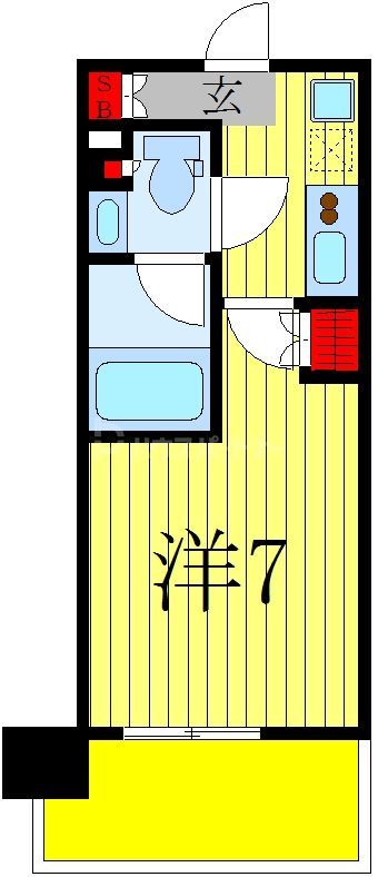 パークアクシス柏の間取り