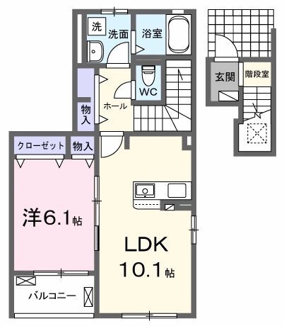 リリーの間取り