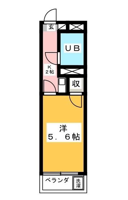 サンケンパレス府中宮西パートIIの間取り